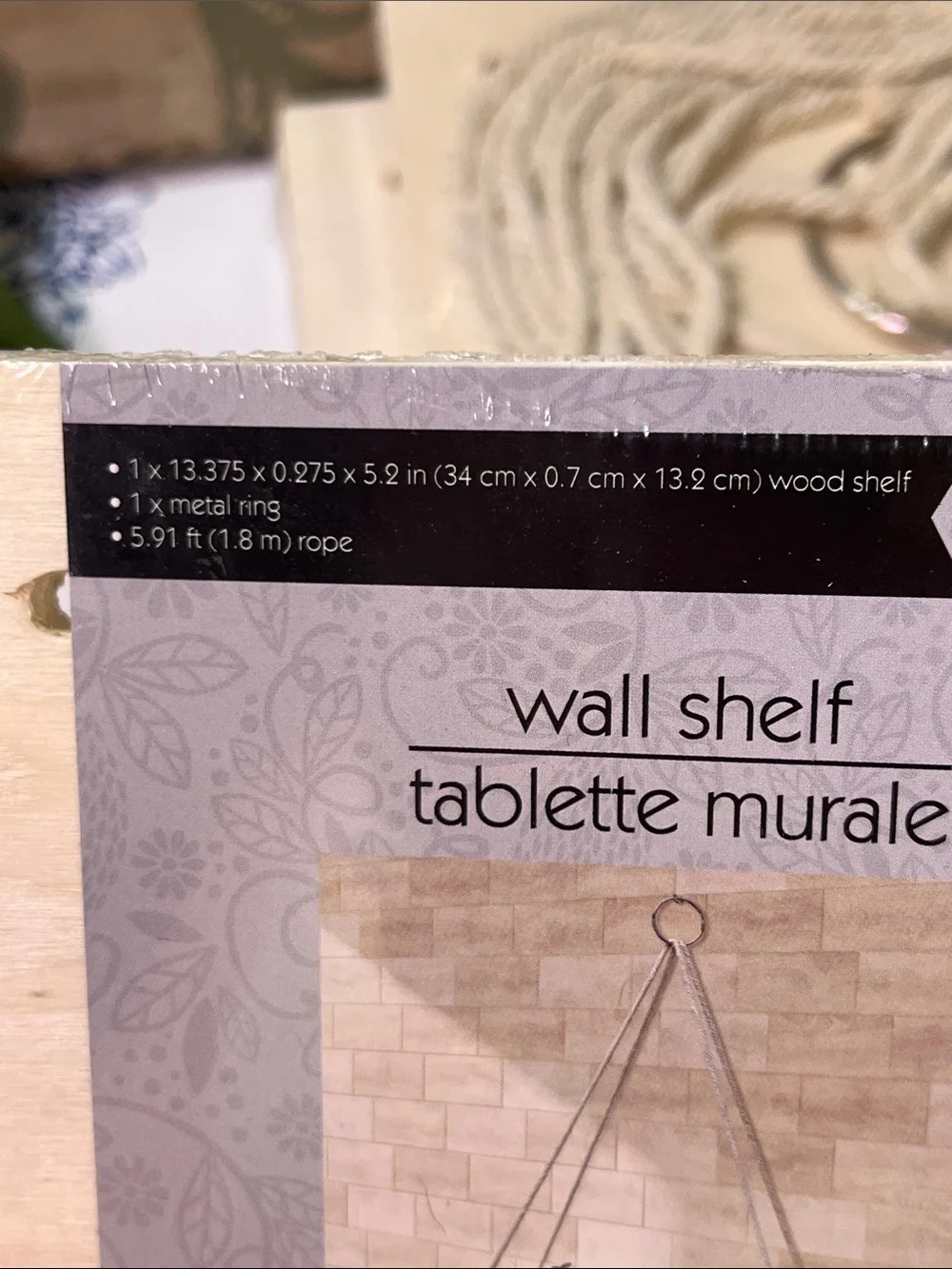Hanging shelf 4 each bundle